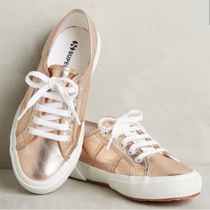 SUPERGA 2750 Rose Gold Low Top Sneakers Size 7.5